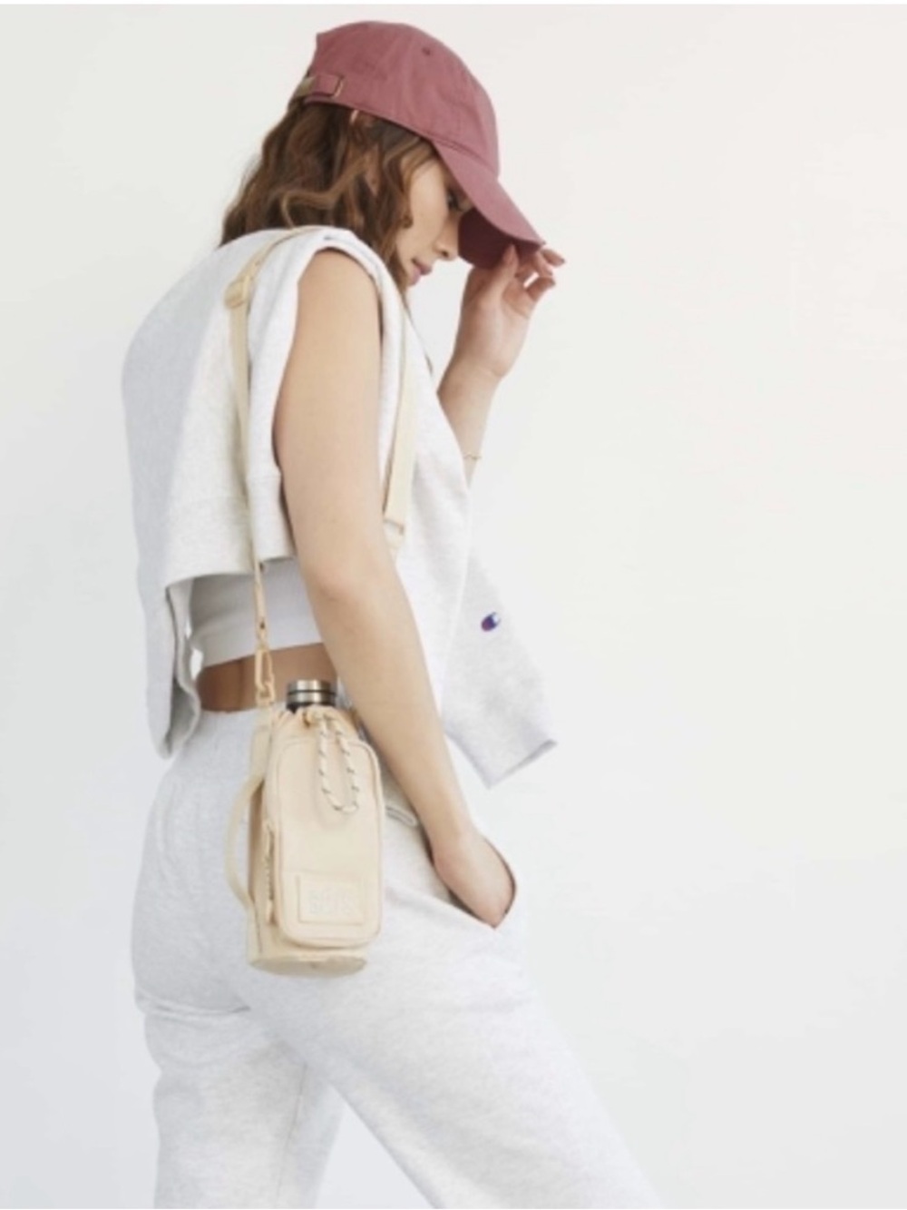 BEIS Water Bottle Sling Beige - Picture 16 of 16